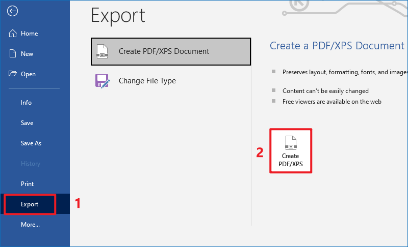 create pdf document