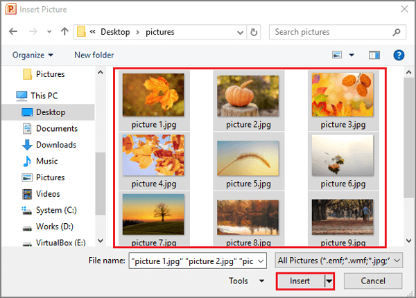 6 Ways to Insert Multiple Pictures to PowerPoint Slides
