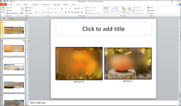 edit and complete the powerpoint