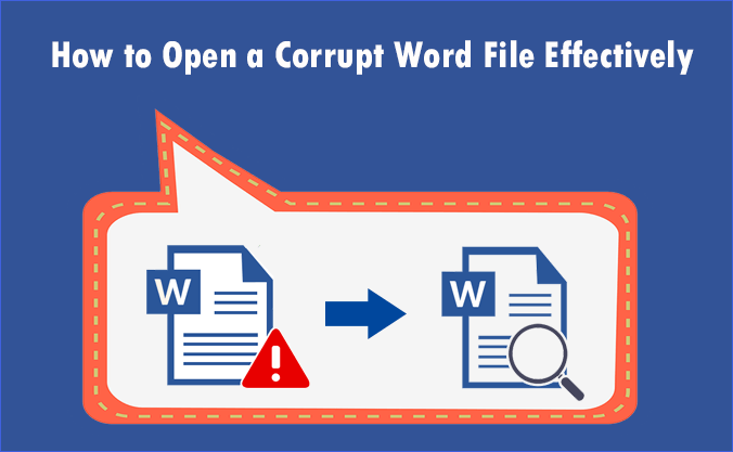 open a corrupt word file