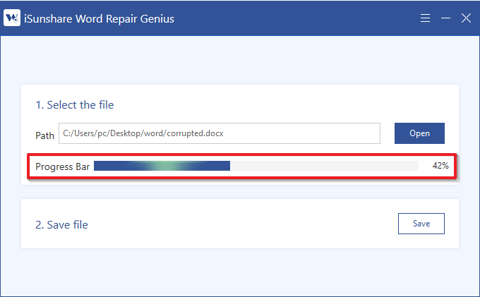 repairing word file