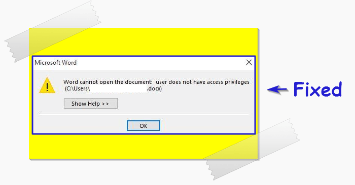 solved word cannot open the document