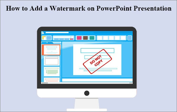 add a watermark in powerpoint presentation
