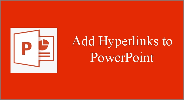 add hyperlinks to powerpoint slides