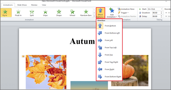 How to Add Multiple Animation Effects to PowerPoint 2010