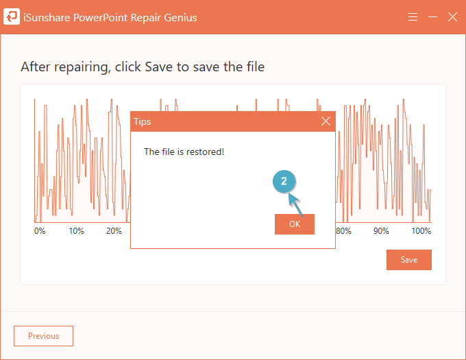 pptx file is restored