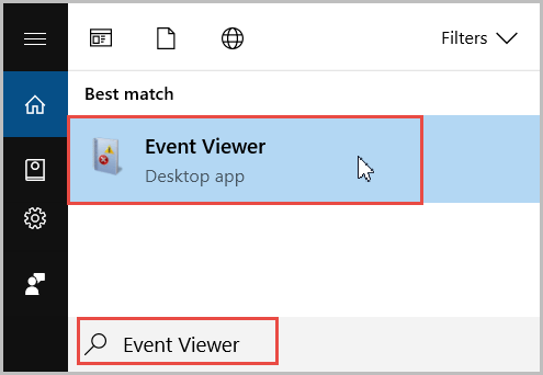 run event viewer