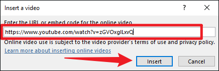 insert a video