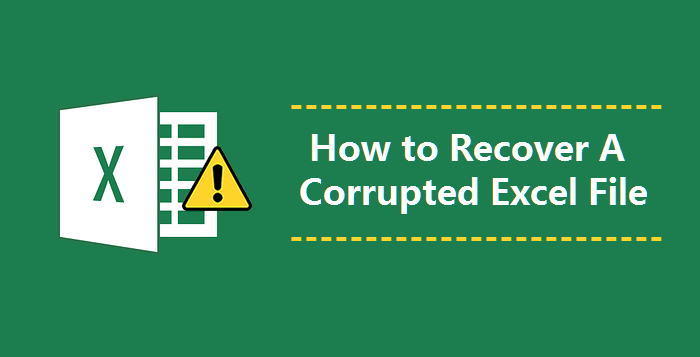 recover corrupted excel files
