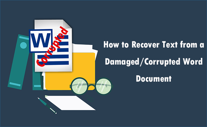 recover text from corrupted word file