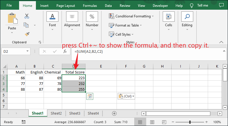 4 Ways to Show Formulas in Excel