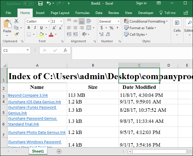 copy files and paste it to worksheet