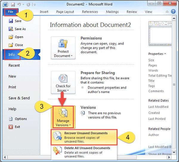 Manage Versions