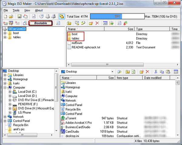 Ophcrack iso file download free