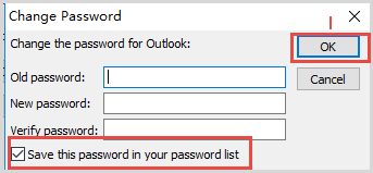 このパスワードをパスワードリストに保存します
