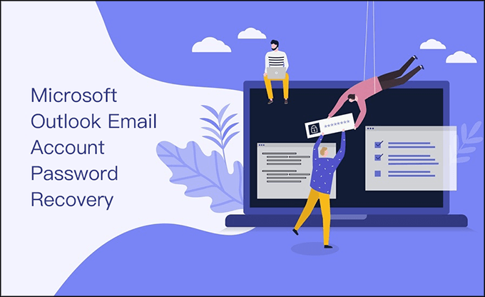 Microsoft Outlook email account password recovery