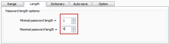 brute-force attack setting