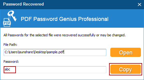 quickly get pdf password lock successfully