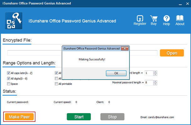 créer un programme client de récupération de mot de passe pptx