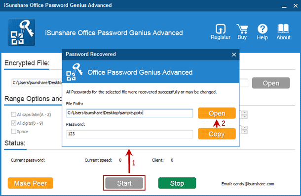 recover PowerPoint 2016 presentation password