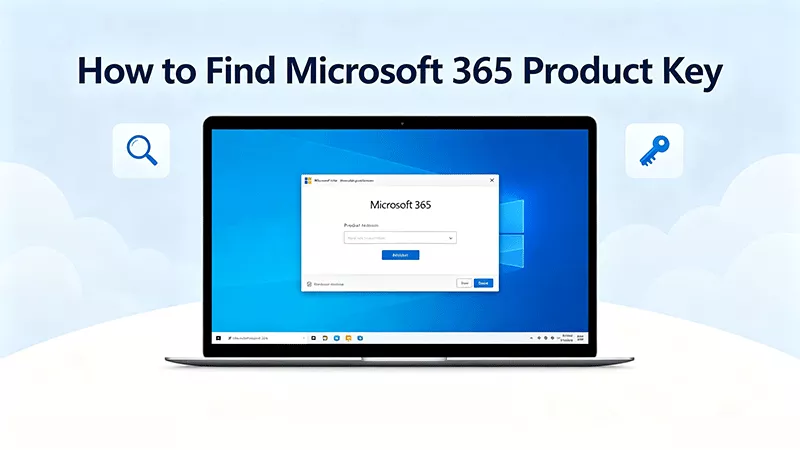 Find Microsoft 365 product key