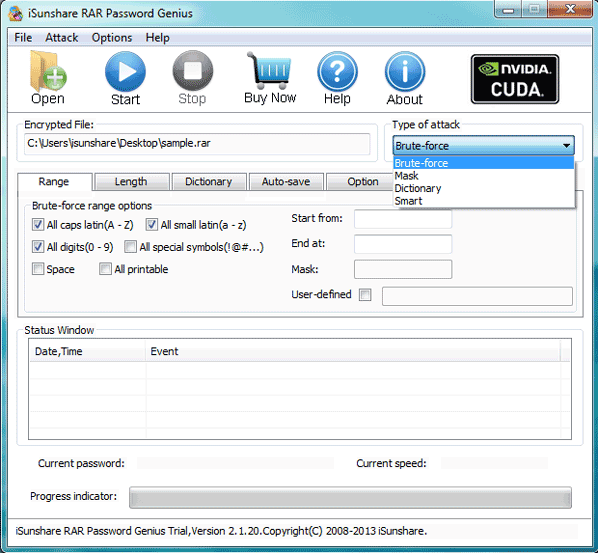 recover encrypted rar file password