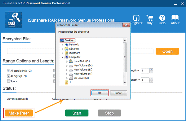 create isunshare rar peer installation file