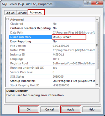 change SQL Server ErrorLog file location