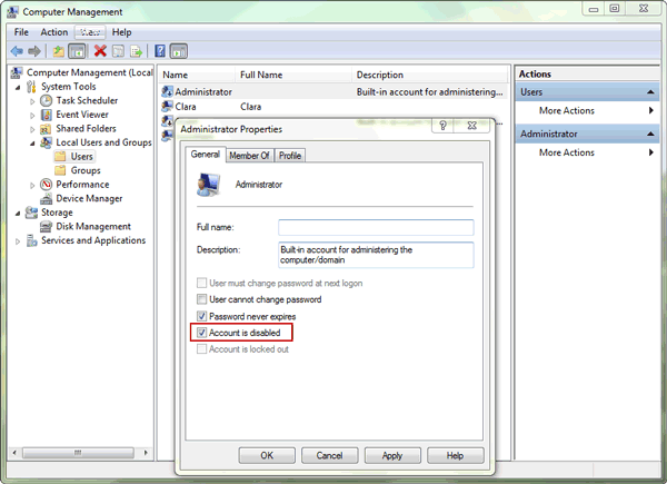 enable Windows identity permissions