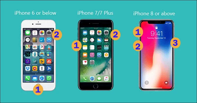 force restart iPhone