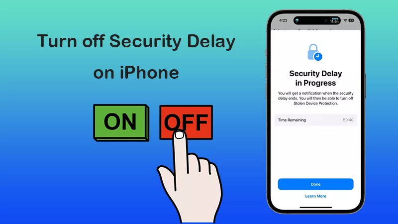 solved--turn off security delay on iPhone