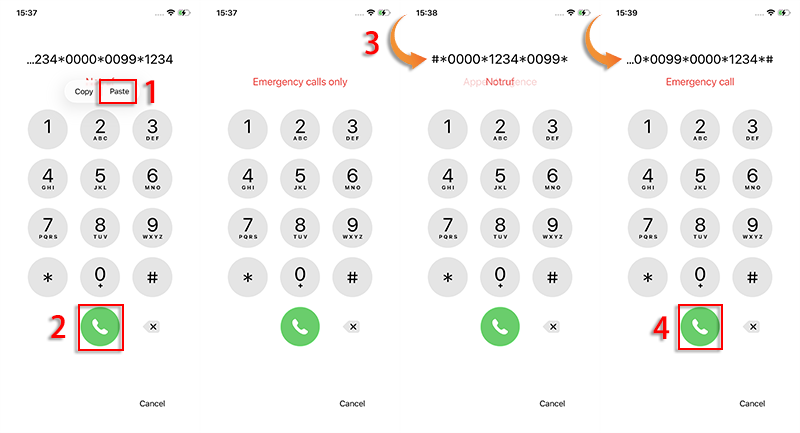 call Emergency code