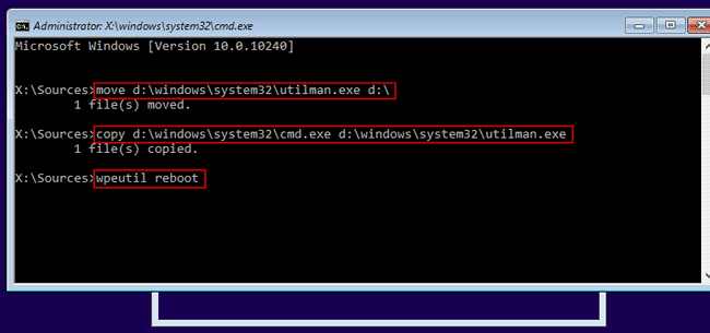 Create user account windows 10 command prompt