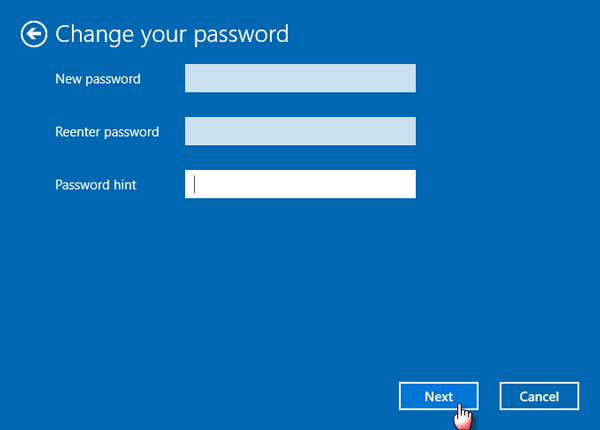 remove sign in password by no settings