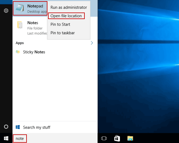 2 Ways to Add Notepad to Desktop in Windows 10