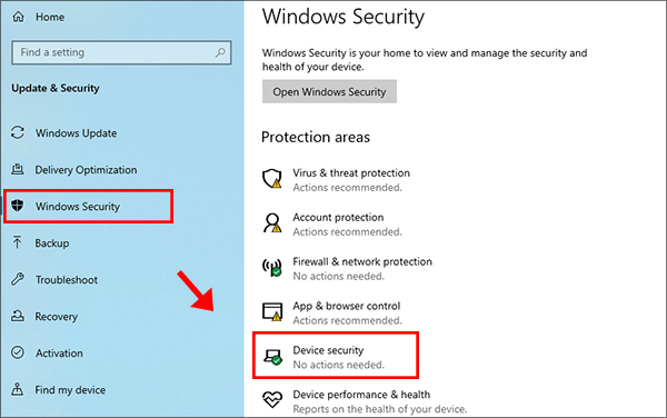  select device security