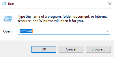 netplwiz