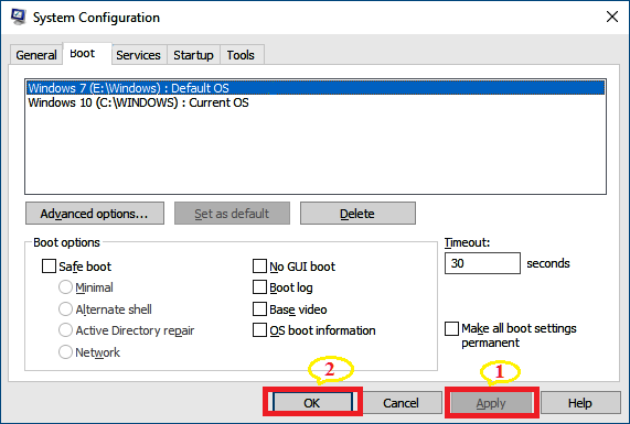 finish System Configuration