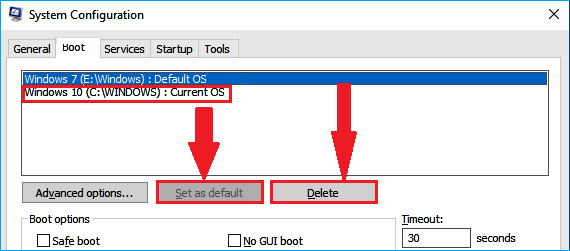 set in System Configuration