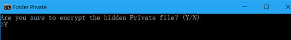 encrypt hidden private file