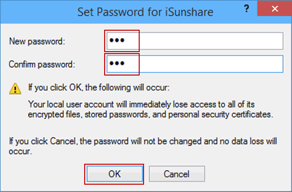 how to put password on folder windows 10