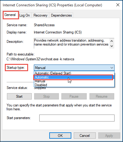 set internet connect