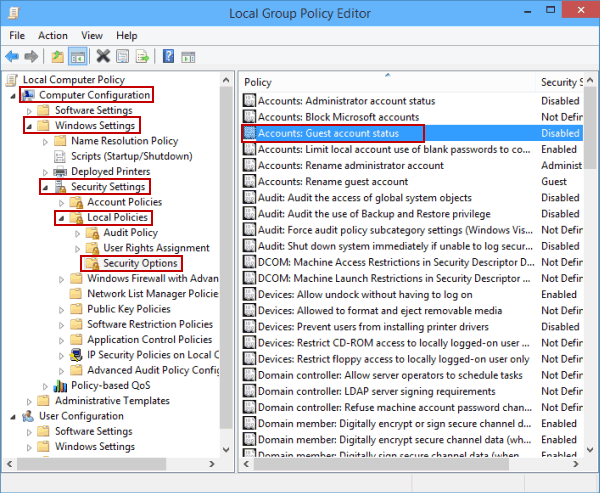 4 Ways To Enable Disable Guest Account In Windows 10 - Gambaran