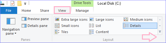 move virtual memory file view