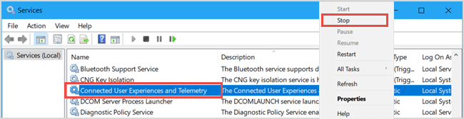 connected user experiences and telemetry