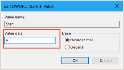 set valve data