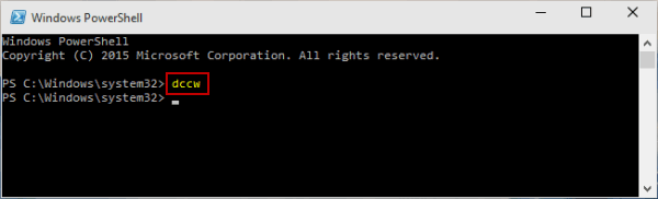 open display color calibration by powershell