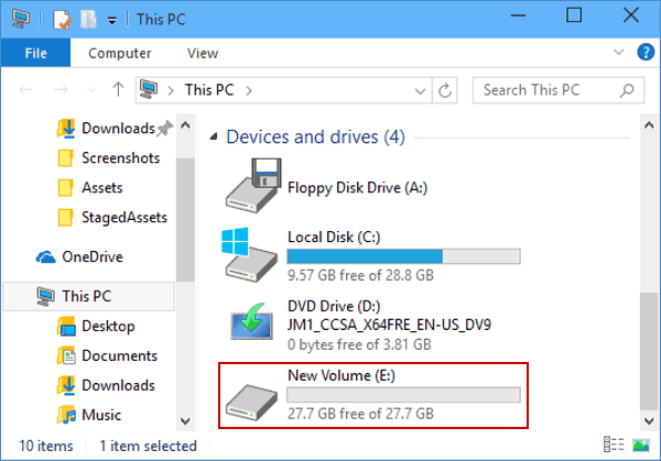 how to format my hard drive in windwos 10