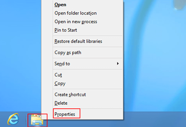 open file explorer properties