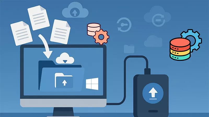 back up computer to external hard drive